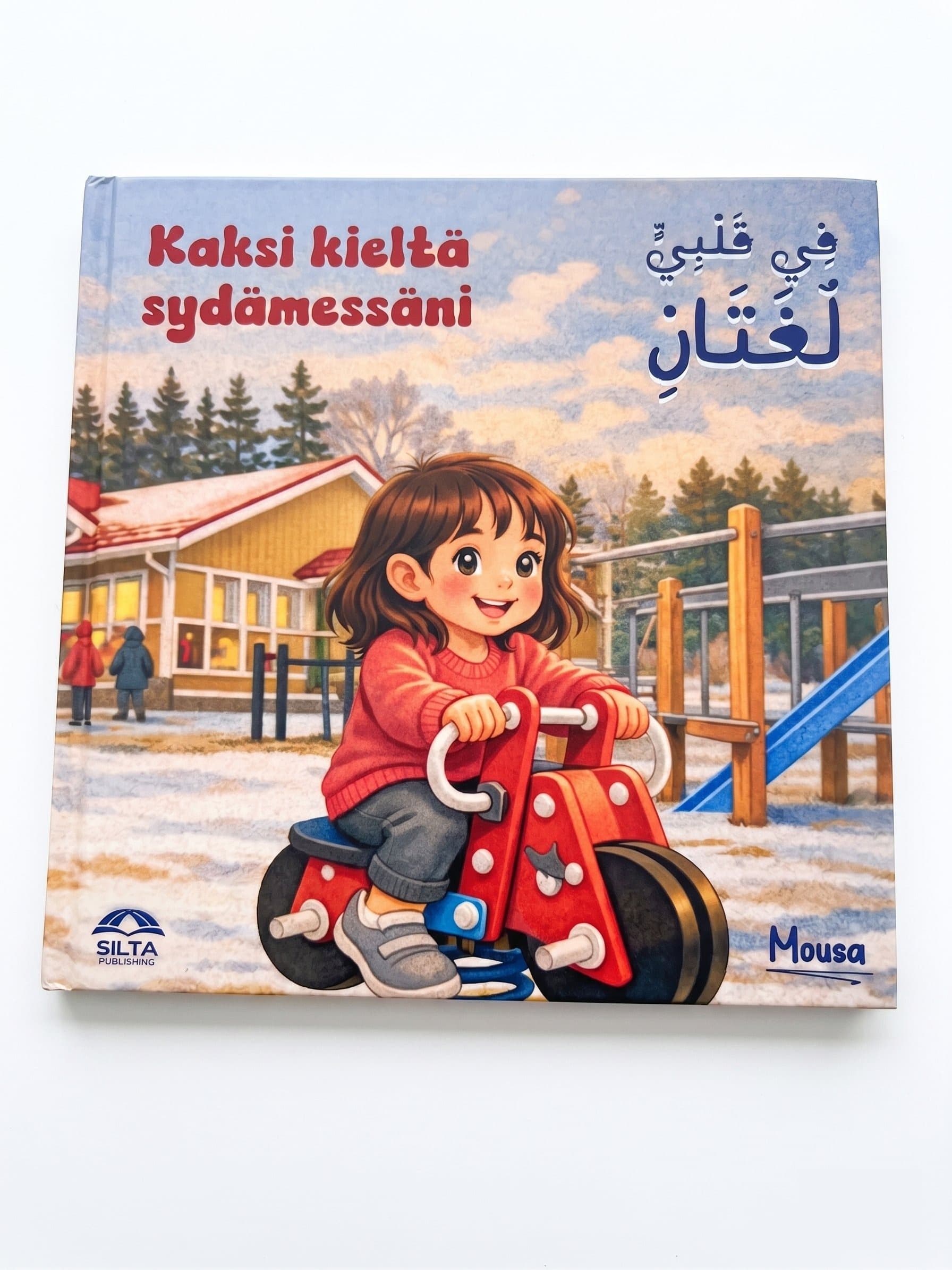 Kaksi kieltä sydämessäni — Mousa, kirjan kansi
